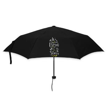 Starry Sky Shooting Star Dream Moon - Umbrella (small) - black - Front