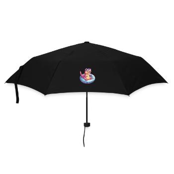 Dinosaur T-Rex Comic Cool - Umbrella (small) - black - Front