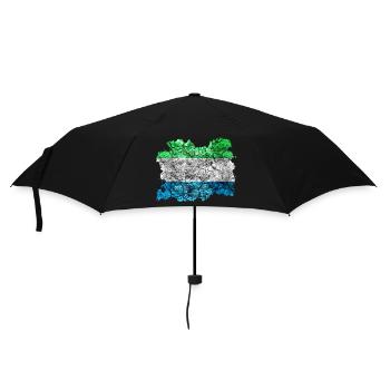 Sierra Leone vintage flag - Umbrella (small) - black - Front