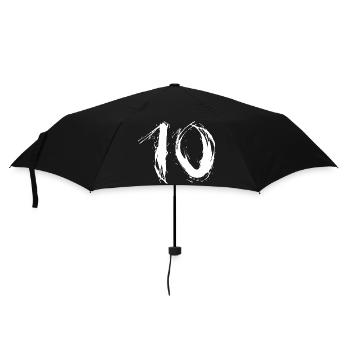 Tendance vecteur numéro dix numéro 10 - Parapluie standard - noir - Devant