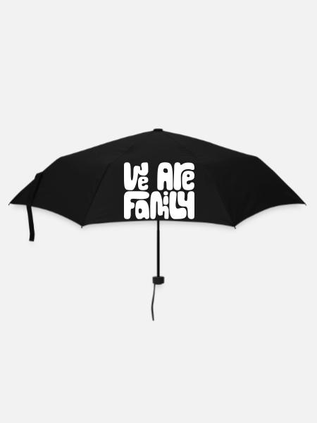 We are Family - Regenschirm (klein) - Schwarz