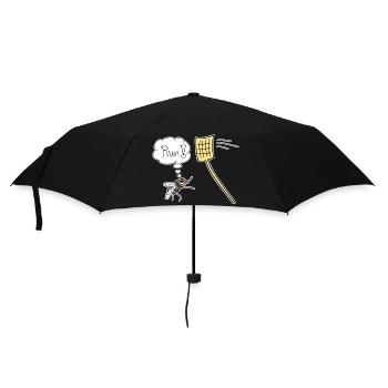 Fly Funny Fly Swatter Funny Vector Nouveau - Parapluie standard - noir - Devant