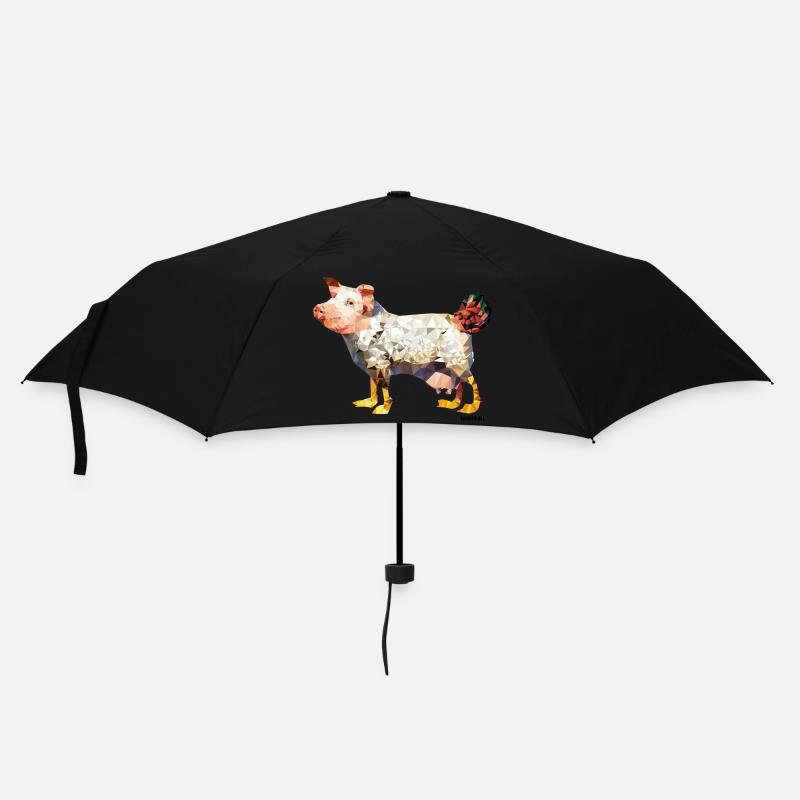 Eierlegende Wollmilchsau - Regenschirm (klein) - Schwarz