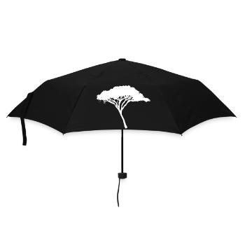 Arbre de savane Burkea africana - Parapluie standard - noir - Devant