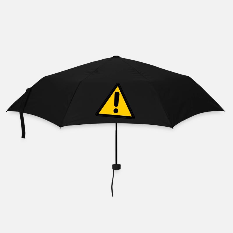 attention danger - Parapluie standard - noir