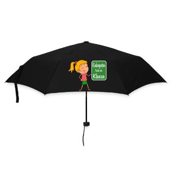 Kindergarten - Regenschirm (klein) - Schwarz - Vorne