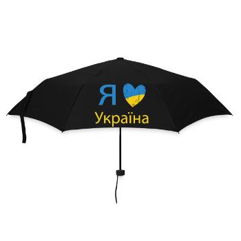 I love ukraine - I love ukraine - Umbrella (small) - black - Front