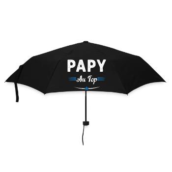 Papy au top Cadeau drôle de grand-père - Parapluie standard - noir - Devant