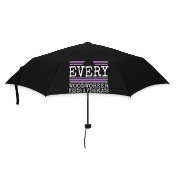 awesome love geek birthday present idea funny - Umbrella (small) - black - Front