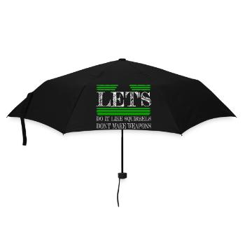 dove of peace gift idea family hippie festival - Umbrella (small) - black - Front