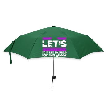 peace funny gift idea 60s pride humor child - Umbrella (small) - bottlegreen - Front