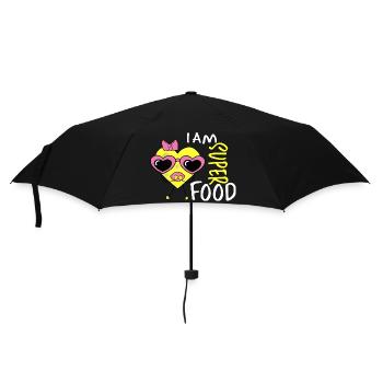Cœur de fromage - Parapluie standard - noir - Devant