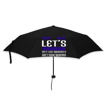 bday drôle anti guerre humour cadeau d’anniversaire - Parapluie standard - noir - Devant
