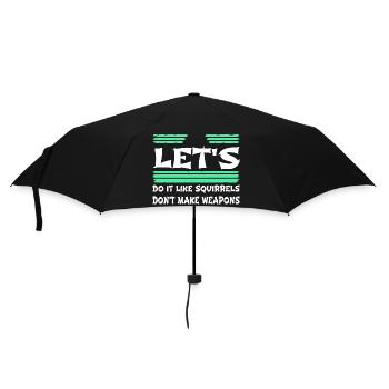 heart present child jokes bird global peace - Umbrella (small) - black - Front