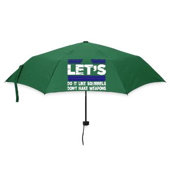 birthday present funky child counterculture - Umbrella (small) - bottlegreen - Front