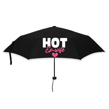 Hot Ex-Wife Divorce Women Divorcee - Umbrella (small) - black - Front