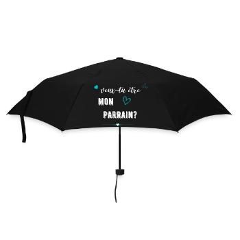 veux tu etre mon parrain-Futur parrain - Parapluie standard - noir - Devant