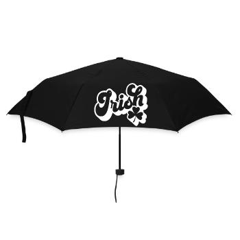 Cadeau de la Saint-Patrick Trèfle Hommes, Femmes, Enfants - Parapluie standard - noir - Devant