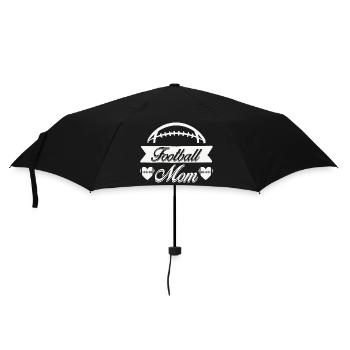 Football Mom Football Player Proud Mother - Umbrella (small) - black - Front