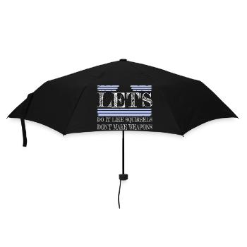 Gift Counterculture Green Quote Peace Sign - Umbrella (small) - black - Front