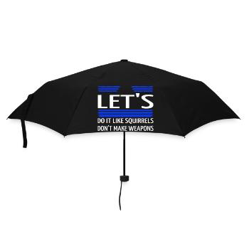 present idea green funky joke peace for paris - Umbrella (small) - black - Front