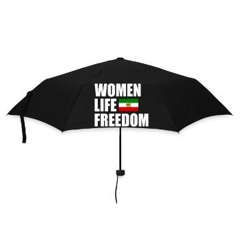 Women life freedom - Parapluie standard - noir - Devant