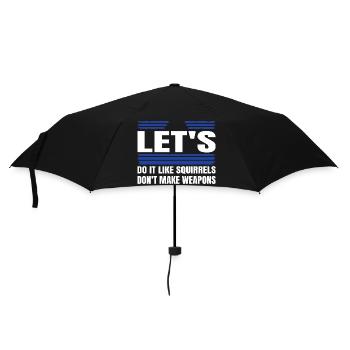 pride birthday present idea hippie festival - Regenschirm (klein) - Schwarz - Vorne