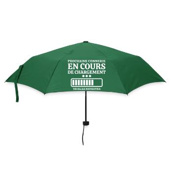 faire l'idiot, faire des bêtises faire des blagues - Parapluie standard - vert bouteille - Devant