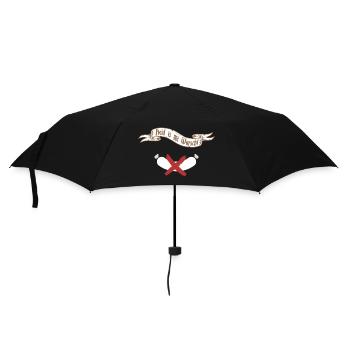 Heid is ma wurscht - Umbrella (small) - black - Front