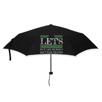 disarmament cool birthday present idea pride 1960s - Regenschirm (klein) - Schwarz - Vorne