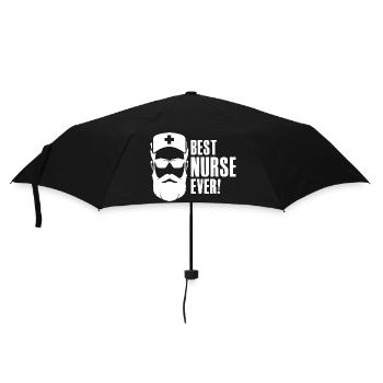 Best Nurse Ever - Krankenschwester Pfleger Notarzt - Umbrella (small) - black - Front