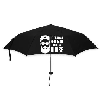 It Takes A Real Man To Be A Nurse - Umbrella (small) - black - Front