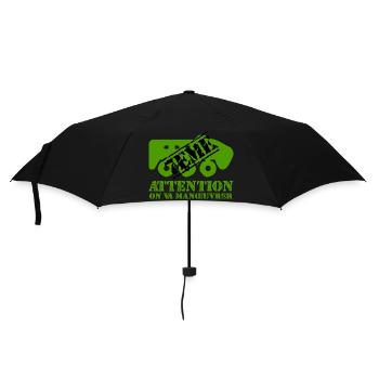 Attention on va manœuvrer - Parapluie standard - noir - Devant