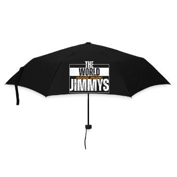 Die Welt braucht mehr Jimmys - Regenschirm (klein) - Schwarz - Vorne