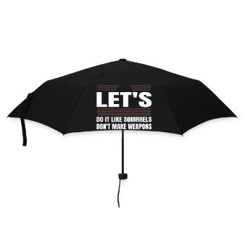 Green Cool Citation Drôle Humour Paix pour Paris - Parapluie standard - noir - Devant