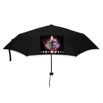 Lhaj travolta Original - Regenschirm (klein) - Schwarz - Vorne