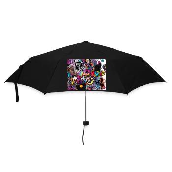 2 10 Original - Regenschirm (klein) - Schwarz - Vorne