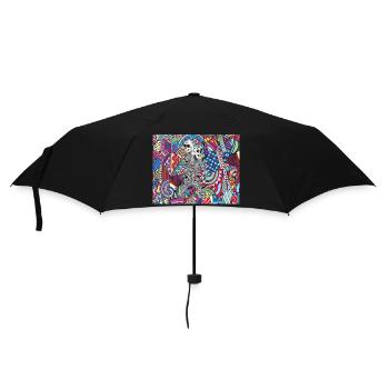 4 Original - Regenschirm (klein) - Schwarz - Vorne