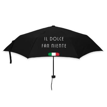 Il dolce far niente - Parapluie standard - noir - Devant