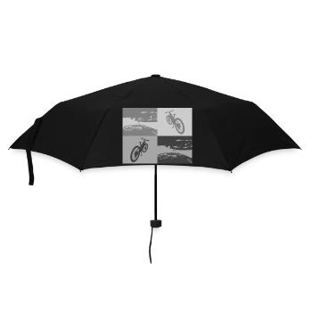 MTB Pop Art grey - Umbrella (small) - black - Front