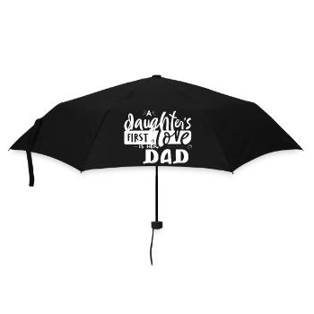 le premier amour d'un pâteux est la fête des pères de son père - Parapluie standard - noir - Devant