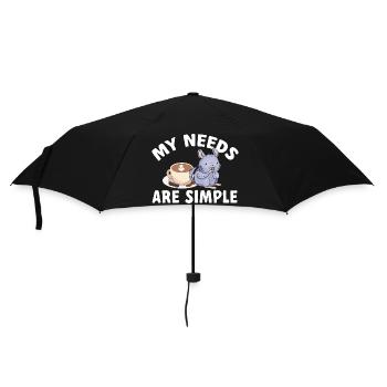 Chinchilla - Parapluie standard - noir - Devant