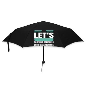 peace for paris present idea birthday present - Umbrella (small) - black - Front