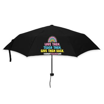 Kindergarten Teacher Daycare Center Educator - Umbrella (small) - black - Front
