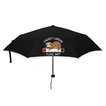 Sleeping Sloth Battery Charging Bar - Umbrella (small) - black - Front