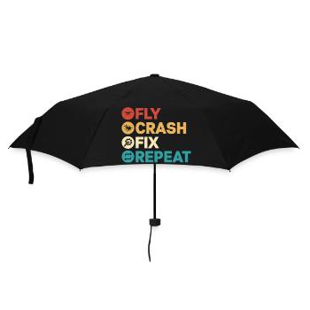 Fly crash Fix Répéter Drone Pilote RC Vol - Parapluie standard - noir - Devant