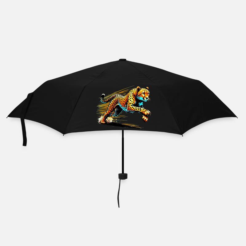 Gepard - Regenschirm (klein) - Schwarz