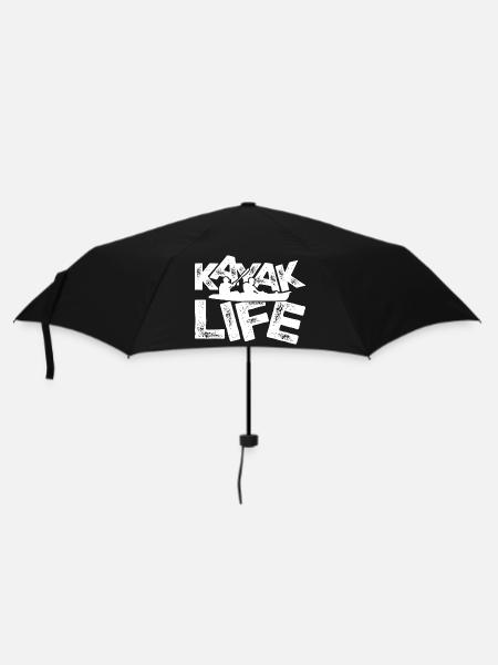 Kajak Leben Duo - Regenschirm (klein) - Schwarz