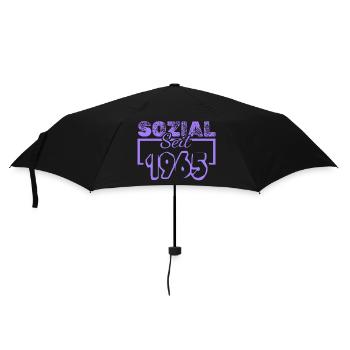 Social worker 1965 - Umbrella (small) - black - Front