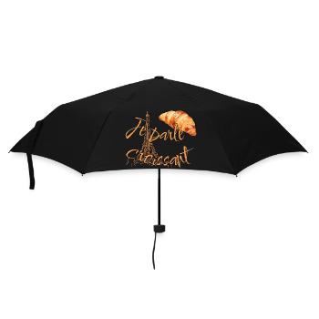 Je parle Croissant-Paris Vibes France - Parapluie standard - noir - Devant